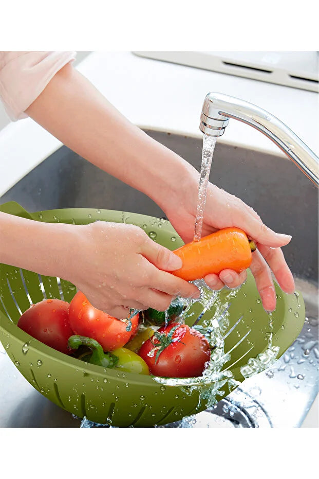 3L Colander Bowl Set Kitchen Starter Set Multi Purpose Strainer Set